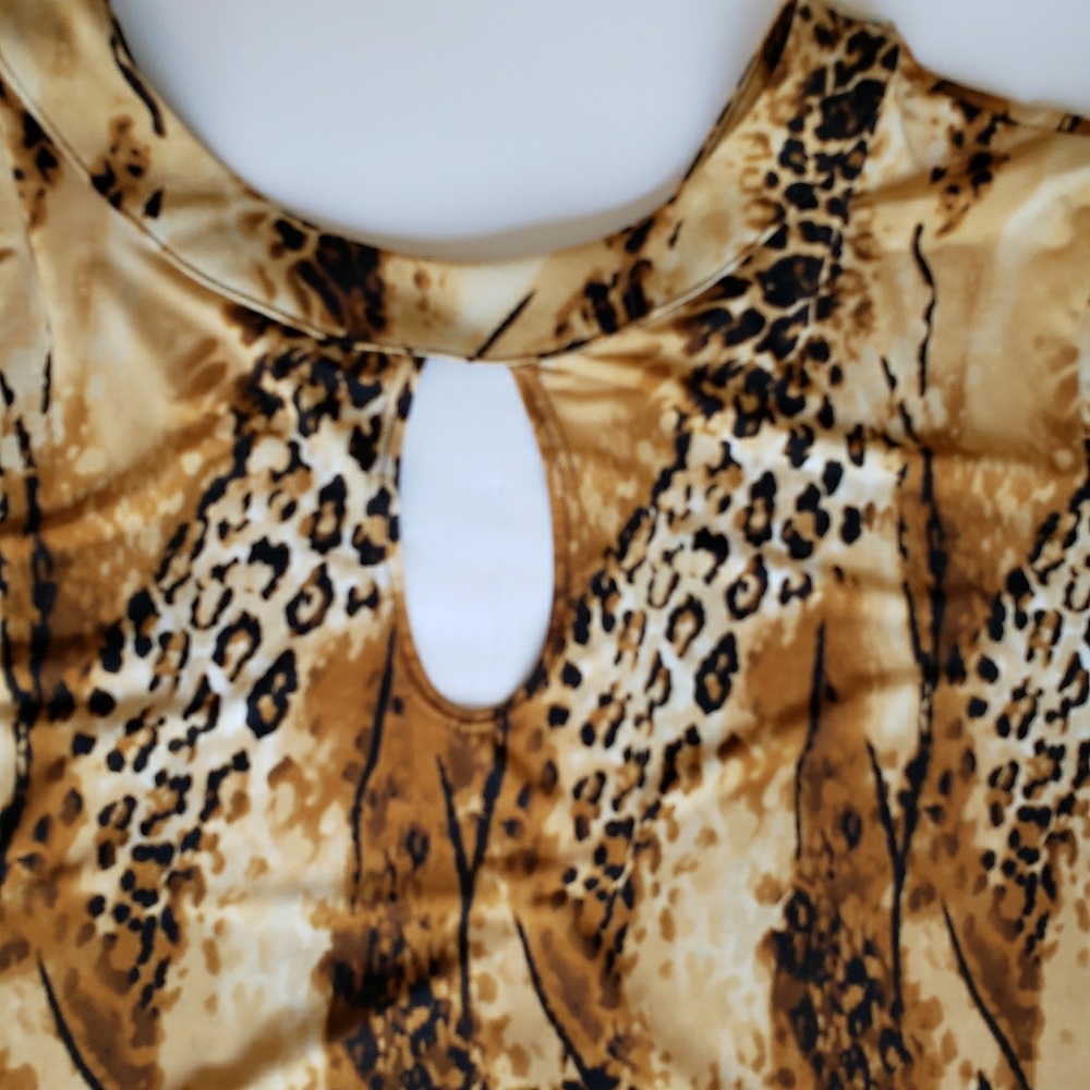 Reversible leopard print blouse - Picture 3 of 6